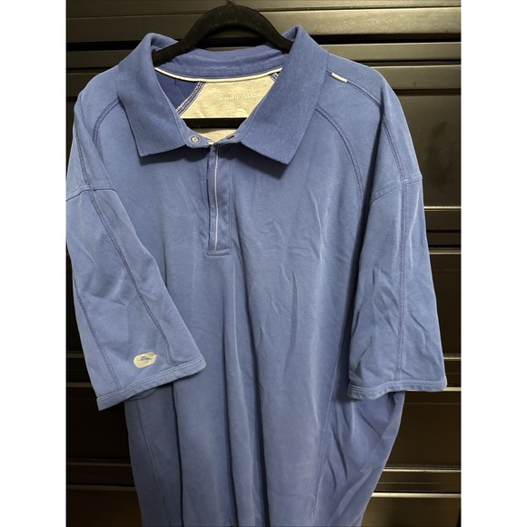 Tommy Bahama Mens‎ Quarter Zip Performance Pullover Modal Polyester Blue XXL - Picture 2 of 5